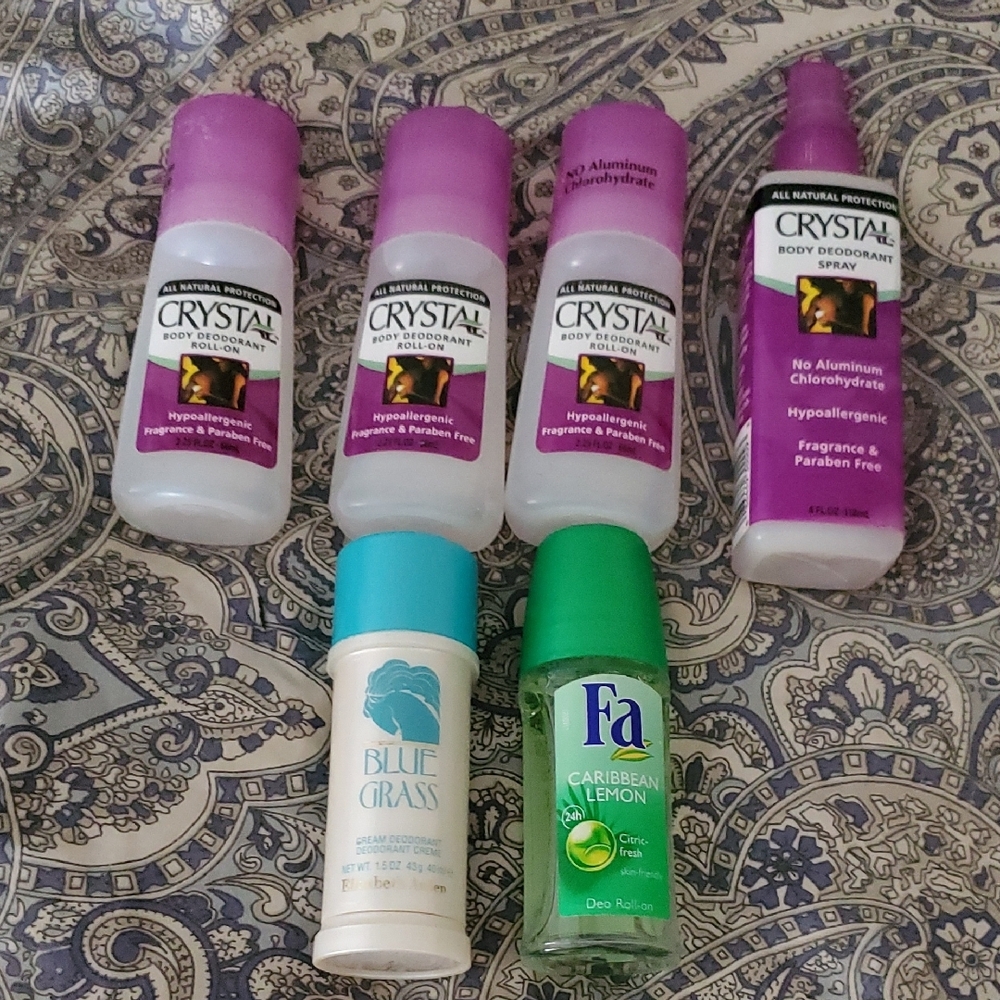 Elizabeth Arden, Crystal Body Deodorant and Fa Caribbean Lemon Set